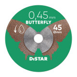 Круг алмазний вiдрiзний Distar Butterfly 1A1R 45x0,45 мм., без тримача (11143158074)