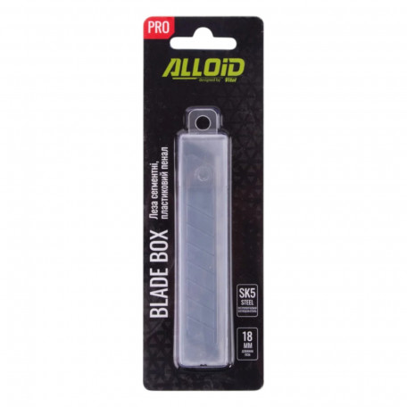 Комплект сегментних лез ALLOID Blade Box 18 мм, 10шт (SB-180610)