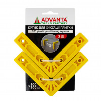 Уголок для фиксации плитки 100×100 ADVANTA, 90 градусов, 2 шт (351000)