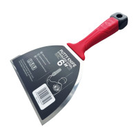 Однокомпонентный шпатель Olejnik Plastic Handle, 150 мм, закаленная нержавеющая сталь, эргономичная форма (124015-1K)