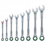 Набір ключів Bosch комбінованих з тріскачкою 8-19 мм, 8 шт (1600A027PS)
