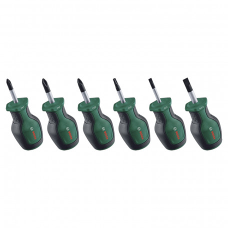 Набір коротких викруток Bosch, стрижень довжиною 29 мм, 6 шт (1600A032UK)