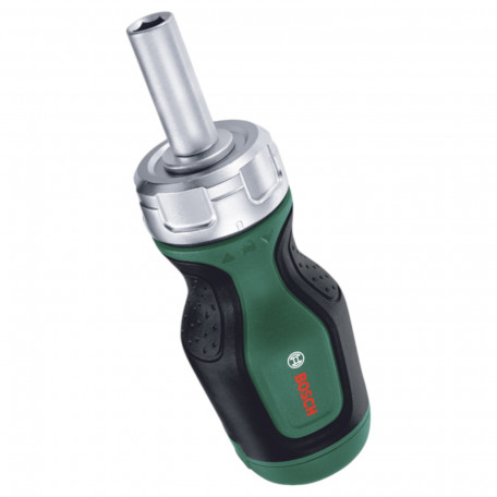 Коротка викрутка Bosch з храповий механізмом та 6-ма бітами (1600A027PK)