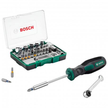 Набір торцевих головок і біт Bosch, 28 шт. (2607017331)
