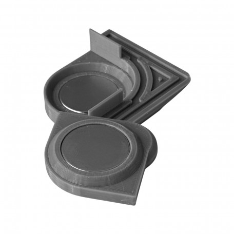 Магніти прихованого монтажу Com-Plex на лючок, 4 шт (1134)