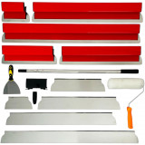 Набор шпателей Com-Plex, 20/40/60/80/100 см. с сменными лезвиями (пластмассовые) (UT0163)