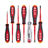 Набор треугольных отверток VDE MILWAUKEE, (SL2,5/SL3/SL4/SL5.5/PH1/PH2/тестер) (4932478739)