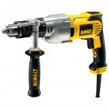 Дрель, сетевая, ударная, DeWALT, чемодан (D21570K)