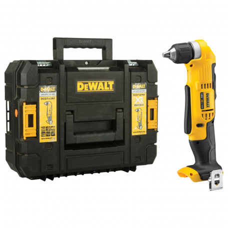 Дриль-шурупокрут, кутовий, акумуляторний, DeWALT, валіза TSTAK (DCD740NT)