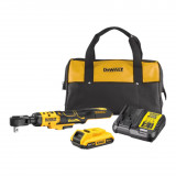 Гайкокрут кутовий - ключ-храповик, акумуляторний, безщітковий, DeWALT (DCF512D1)
