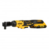 Гайкокрут кутовий - ключ-храповик, акумуляторний, безщітковий, DeWALT (DCF512D1)