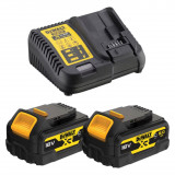 Гайкокрут ударний акумуляторний безщітковий DeWALT + 2 акумулятори, зарядний пристрій (DCF900P2G)