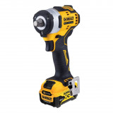 Гайкокрут ударний акумуляторний безщітковий DeWALT + зарядний пристрій, акумулятор 12V XR Li-lon 5 Аг, валіза TSTAK (DCF901P1)