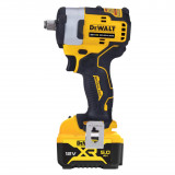 Гайкокрут ударний акумуляторний безщітковий DeWALT + зарядний пристрій, акумулятор 12V XR Li-lon 5 Аг, валіза TSTAK (DCF901P1)