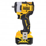 Гайкокрут ударний акумуляторний безщітковий DeWALT + зарядний пристрій, акумулятор 12V XR Li-lon 5 Аг, валіза TSTAK (DCF903P1)