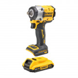 Гайкокрут ударний акумуляторний безщітковий DeWALT + 2 акумулятори, зарядний пристрій, валіза TSTAK (DCF921D2T)