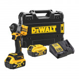 Гайкокрут ударний акумуляторний безщітковий DeWALT + 2 акумулятори, зарядний пристрій, валіза TSTAK (DCF922P2T)
