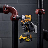 Гайкокрут ударний акумуляторний безщітковий DeWALT + 2 акумулятори, зарядний пристрій, валіза TSTAK (DCF922P2T)