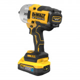 Гайкокрут ударний акумуляторний безщітковий DeWALT + 2 акумулятори, зарядний пристрій, валіза TSTAK (DCF961H2T)