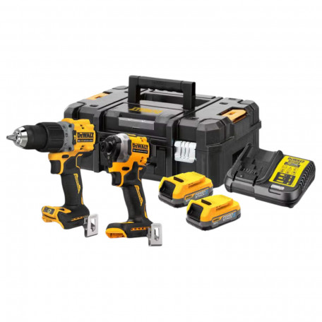 Набір з двох інструментів акумуляторних, безщіткових, DeWALT (DCK2050E2T)