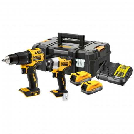 Набір з двох інструментів акумуляторних, безщіткових, DeWALT (DCK2062E2T)
