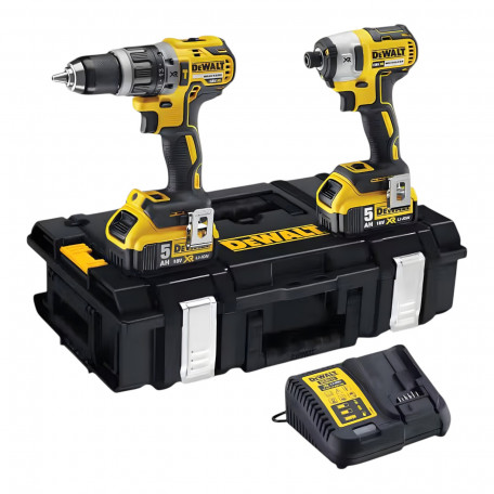 Набор из двух инструментов аккумуляторных, бесщеточных, DeWALT (DCK266P2)