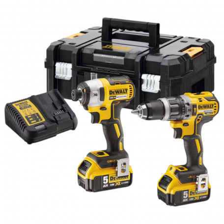 Набір з двох інструментів акумуляторних, безщіткових, DeWALT (DCK266P2T)