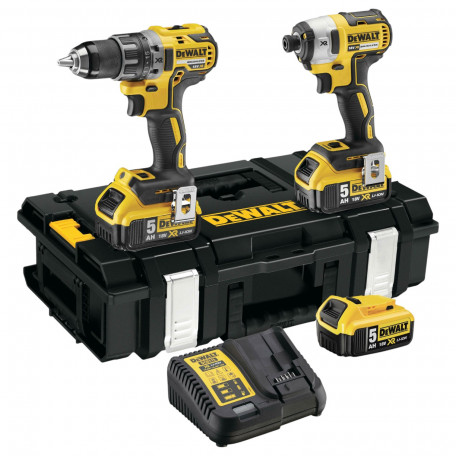 Набір з двох інструментів акумуляторних, безщіткових, DeWALT (DCK266P3)