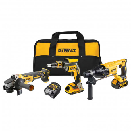 Набір з трьох інструментів акумуляторних, безщіткових, DeWALT (DCK308DM)