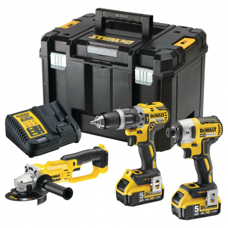 Набір з трьох інструментів акумуляторних, безщіткових, DeWALT (DCK329P2T)