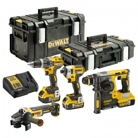 Набір з чотирьох інструментів акумуляторних, безщіткових, DeWALT (DCK422P3)