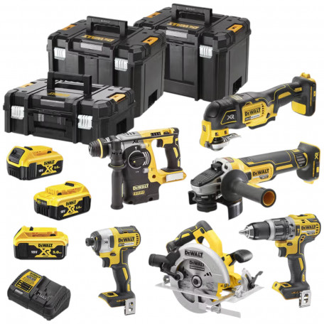 Набір з шести інструментів акумуляторних, безщіткових, DeWALT (DCK685P3T)