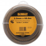 Косильная жилка DeWalt 68,7м. 2,5мм. (DT20652)