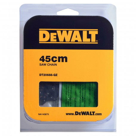 Ланцюг для мотопили, 3 ⁄ 8, 45 см. DeWALT (DT20688)