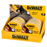 Набор кругов отрезных DeWALT Fast Cut, по нержавеющая сталь/листовой металл, 125x1x22,23 мм. 10 шт. (DT3507)