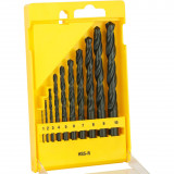 Набір свердел по металу DeWALT HSS-R 1/2/3/4/5/6/7/8/9/10 мм. (DT5911)