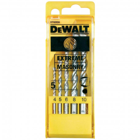 Набор сверл по кирпичу DeWALT Extreme 4/5/6/8/10 мм. (DT6956)