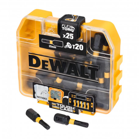 Набір біт DeWALT T20, довжина 25 мм, 25 шт. (DT70557T)