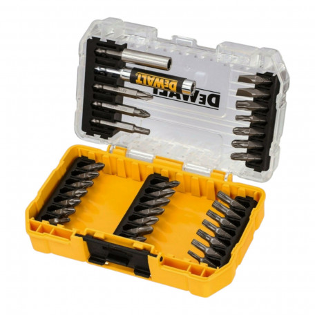 Набор бит DeWALT PH1/2/3, PZ2/3, T10/15/20/25/30/40, SL6/8, длина 25,5/50 мм, 33 шт. (DT70709)