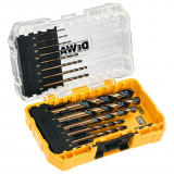 Набір свердел по металу DeWALT Black&Gold 1/1.5/2/2.5/3/3.5/4х2/5/6/8 мм. 14 шт. (DT70727)