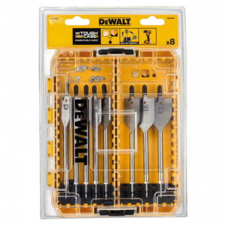 Набір перових свердел DeWALT Black&Gold 12/16/18/20/22/25/28/32 мм. 8 шт. (DT70750)
