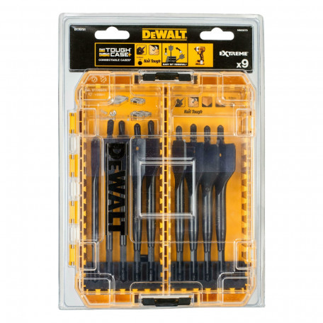Набір перових свердлів DeWALT Extreme 12/14/16/18/20/22/25/28/32 мм. 9 шт. (DT70751)
