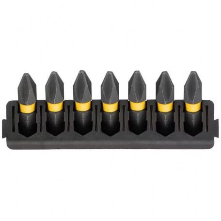 Кассета с битами DeWALT PH2, длина 25 мм, 7 шт (DT70807)