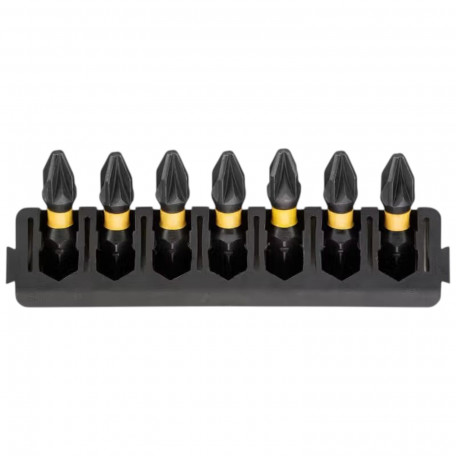Кассета с битами DeWALT PZ2, длина 25 мм, 7 шт. (DT70811)