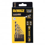 Касета зі свердлами по металу DeWalt, Black & Gold, 3/4/5/6/8/10/12 мм. 7 шт. (DT70829)
