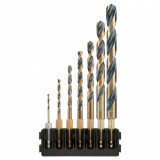 Касета зі свердлами по металу DeWALT 2/3/4/5/6/8/10 мм. 7 шт. (DT70831)