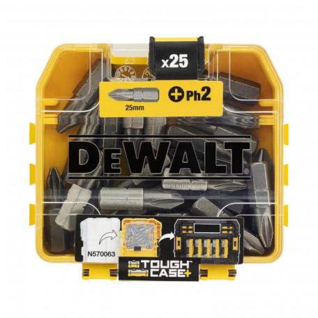 Набір біт DeWALT PH2, довжина 25 мм, 25 шт. (DT71522)