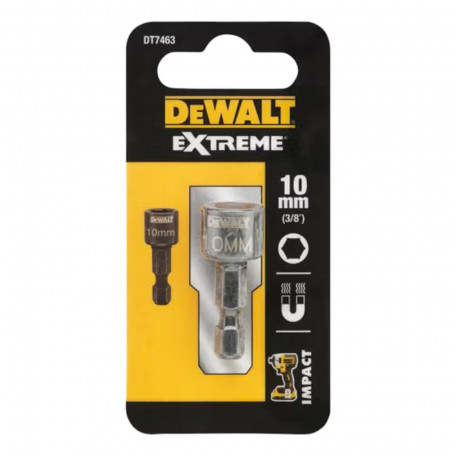 Голівка торцева магнітна 10 мм. DeWALT Impact, (DT7463)