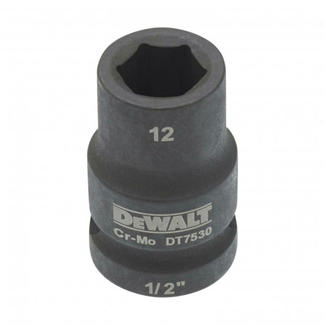 Головка торцева ударна, 12 мм, DeWALT IMPACT (DT7530)