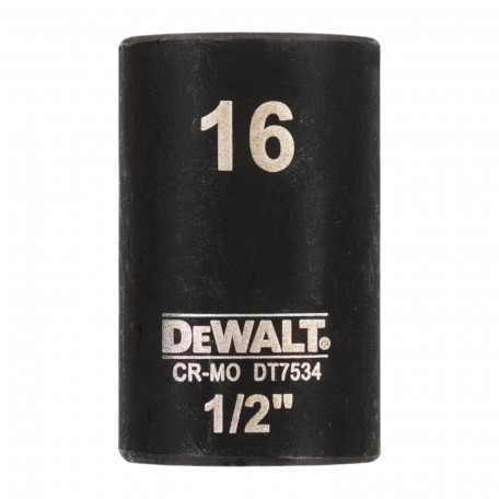 Головка торцева ударна, коротка, 16 мм, DeWALT IMPACT (DT7534)